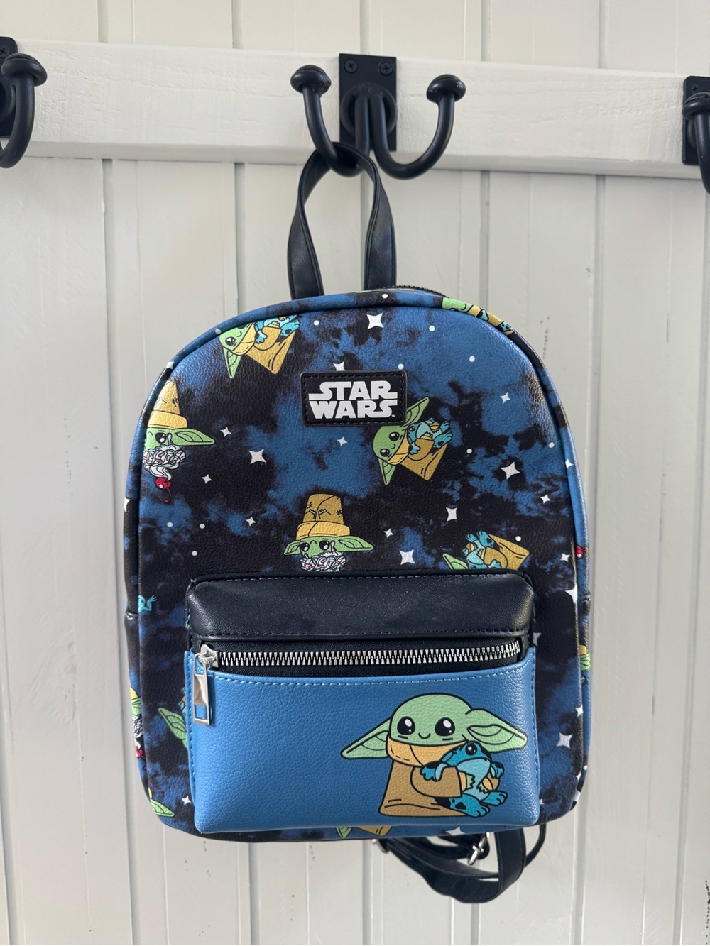Star Wars  Blue and Black Baby Yoda Mini Backpack